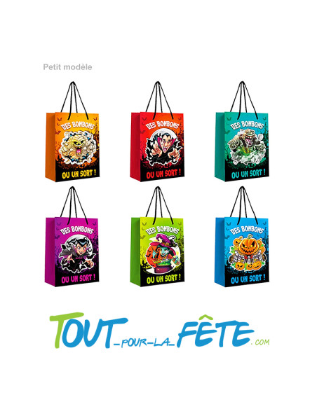 Pochette bonbons Halloween ( modèle aléatoire )