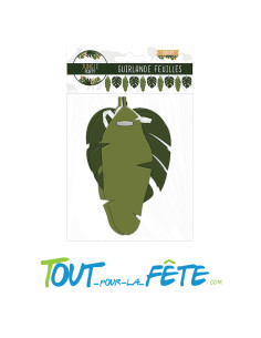 Guirlande feuilles tropicales 2m 2