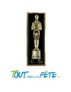 Trophée de star "star de la retraite" or 2