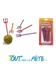 Lot de 20 pics cocktail trident 2