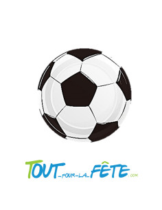Lot de 8 assiettes 23cm football 2