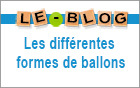 Les différentes formes de ballons