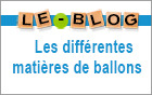 Les différentes matières de ballons